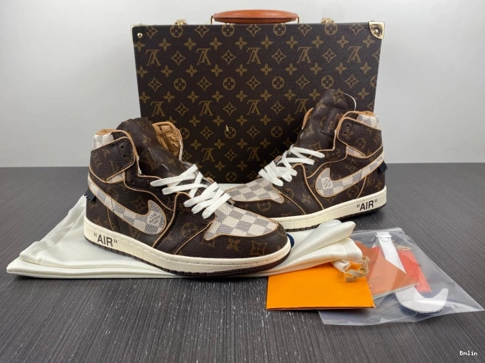 Bmlin shoes LV 1 OFF-WHITE Air Jordan x 0808